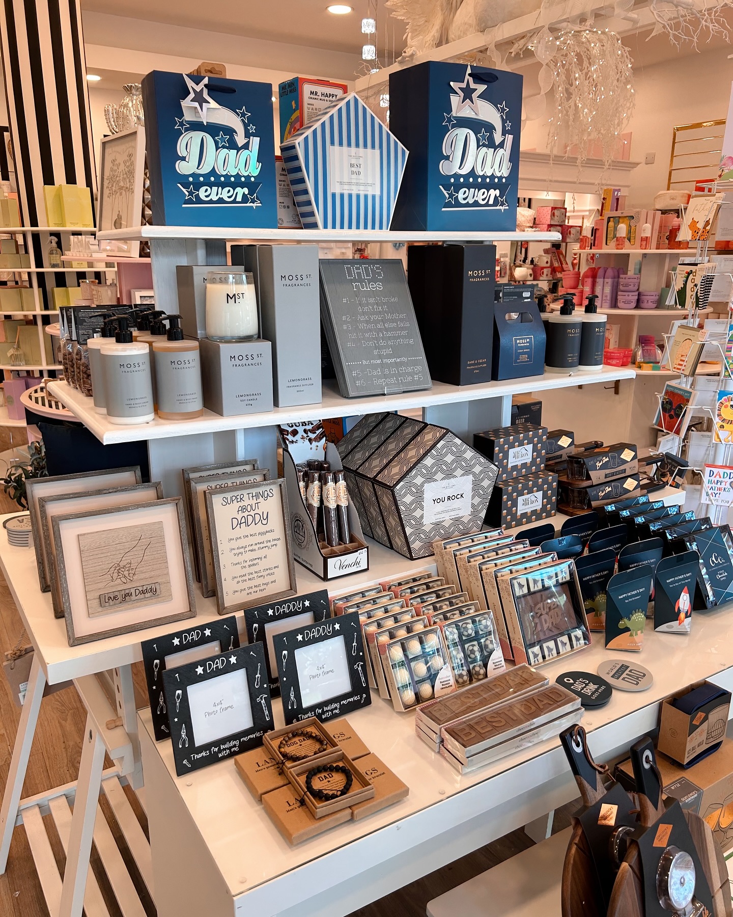 Father's Daygift display in Mood Gifts and Home