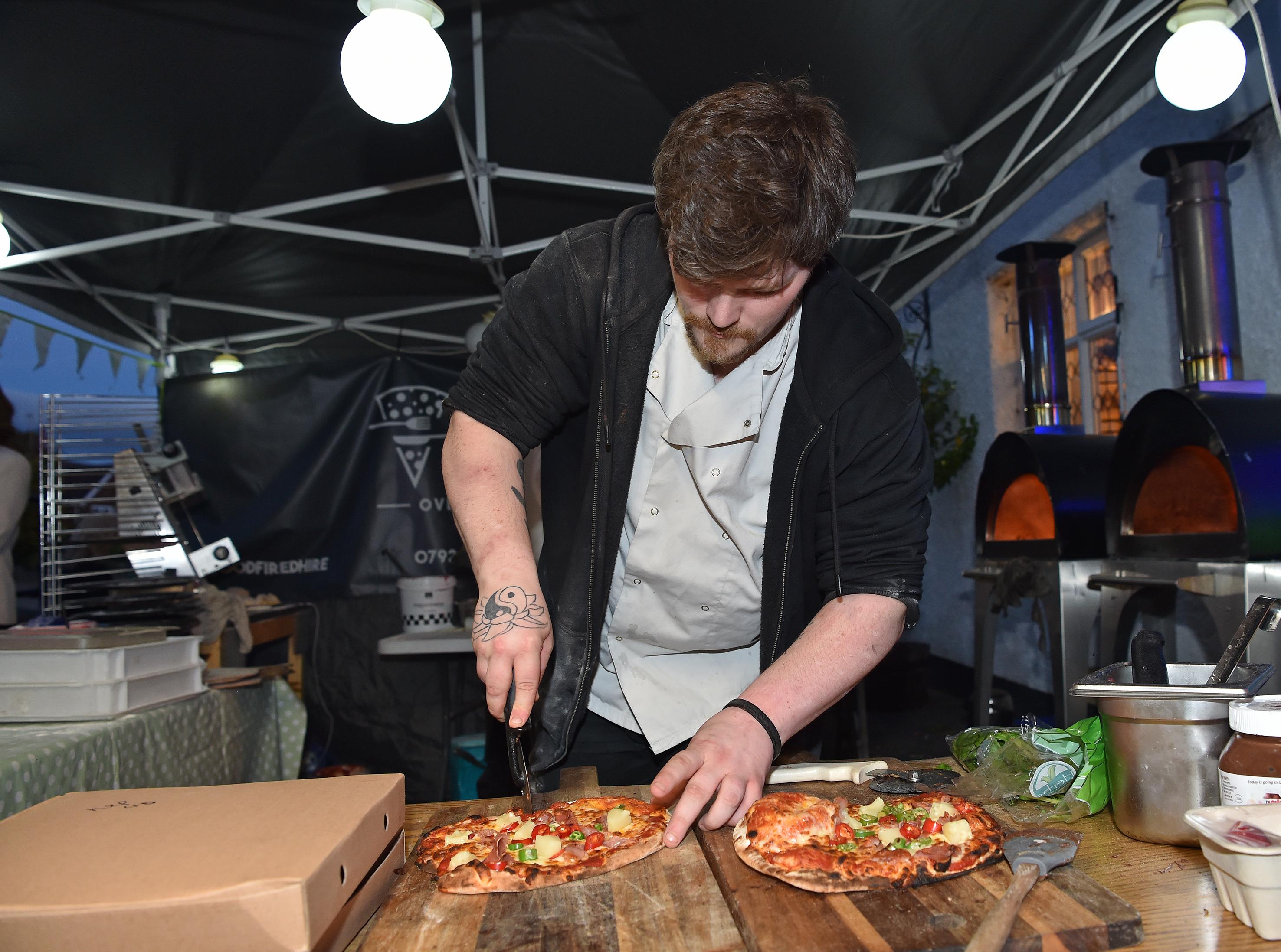 Pizza stall