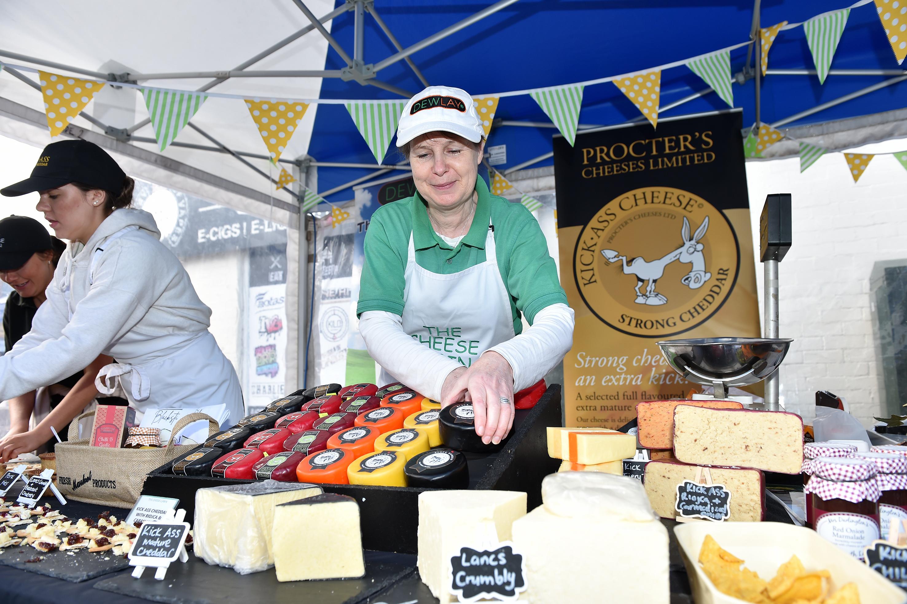 Independent cheese stall