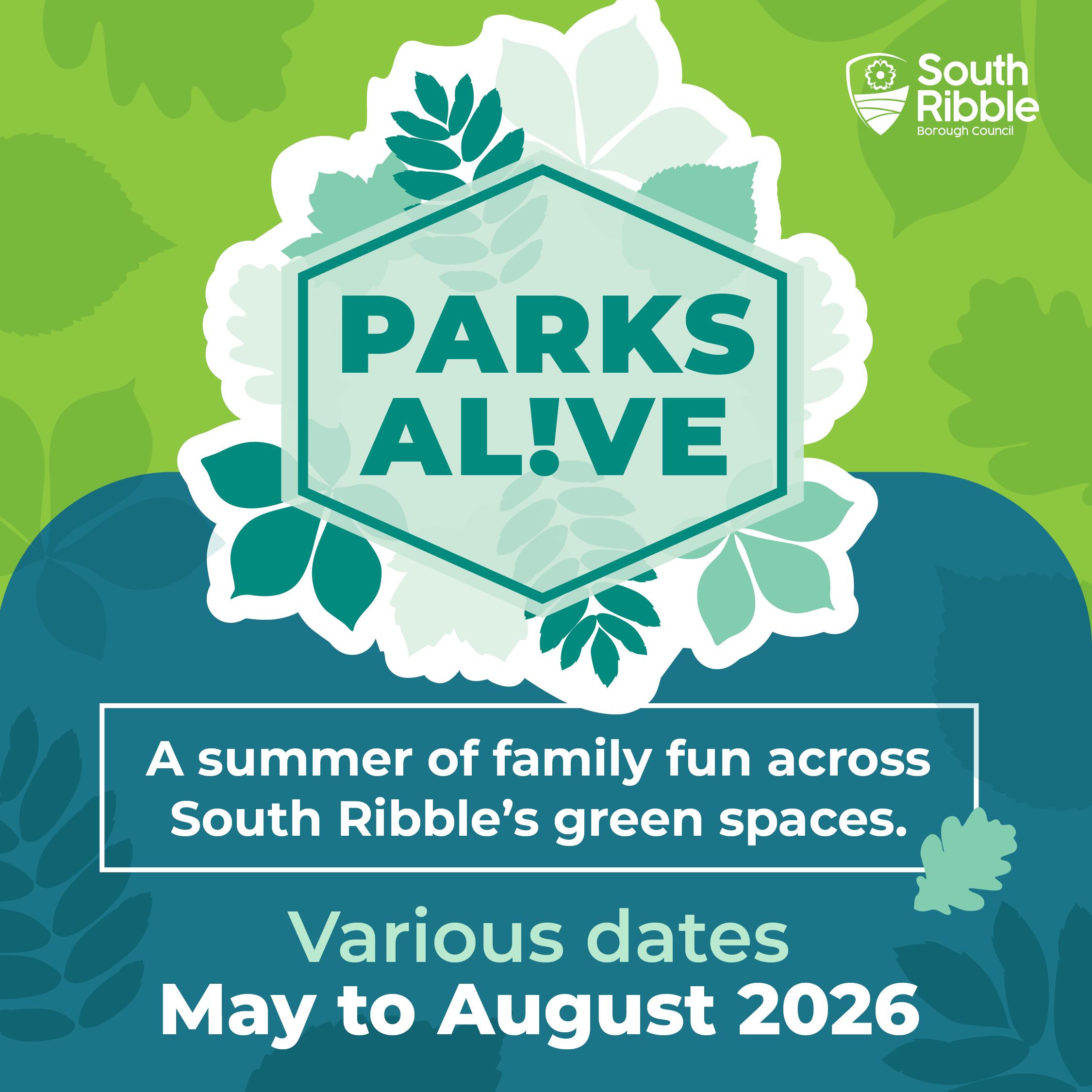 Parks Alive- a summer of family fun across South Ribble's green spaces