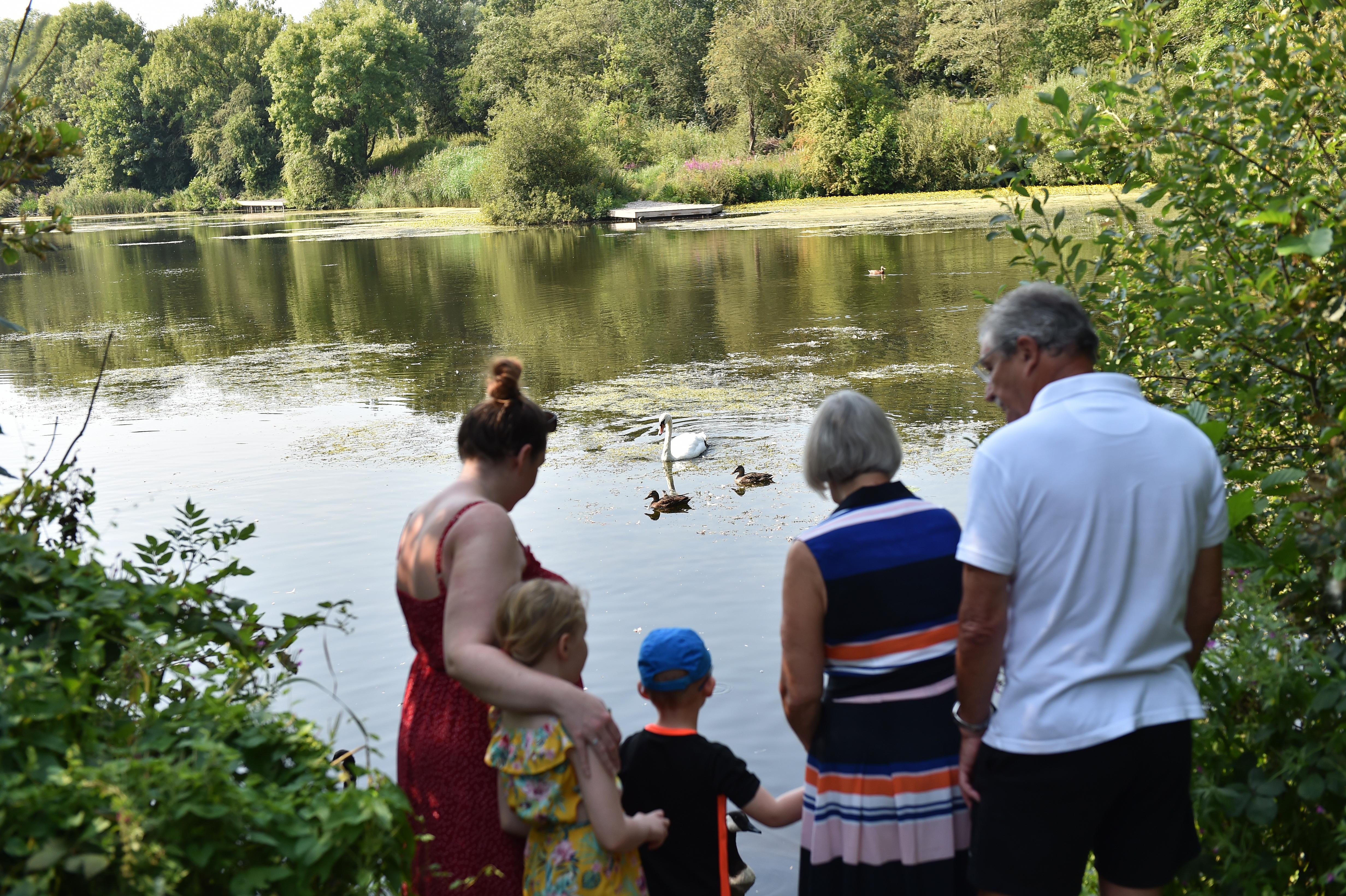 Family at Longton Brickcroft